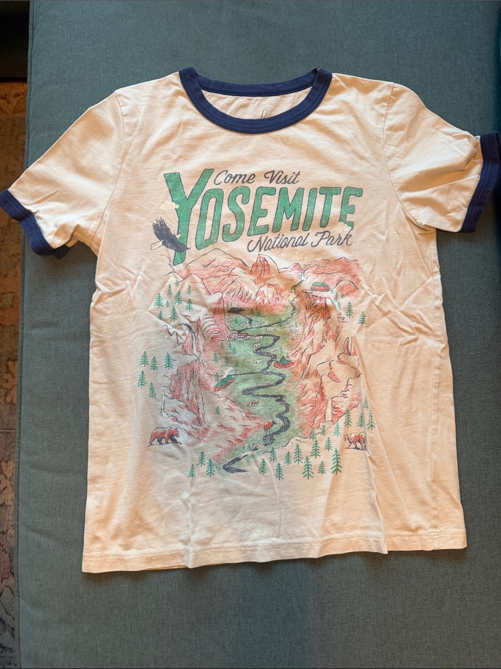 Yosemite National Park Kids Tee - Size 10